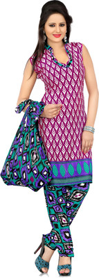 

Khushali Crepe Self Design, Printed Salwar Suit Dupatta Material(Un-stitched), Multicolor;pink;white