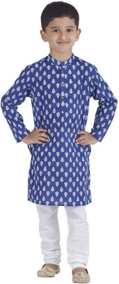 

SuperYoung Boys Kurta and Pyjama Set, Royal blue