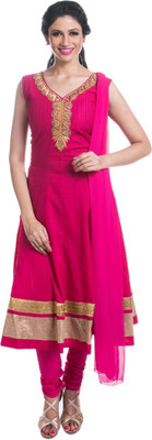 

Cynthia's Fashion Women's Kurti, Patiala and Dupatta Set, Rani pink