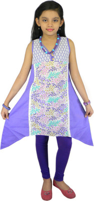 

Ssmitn Girls Kurti and Legging Set, Purple