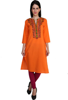 

Anekaant Women Kurti and Legging Set, Maroon;orange