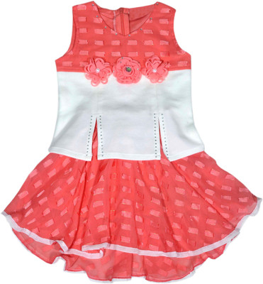 

Hey Baby Girls Top and Skirt Set, Red