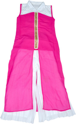 

Hey Baby Girls Kurta and Pallazo Set, Pink