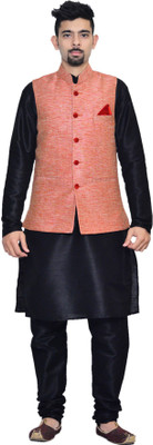 Royal Garments Men Kurta Pyjama Ethnic Jacket Set