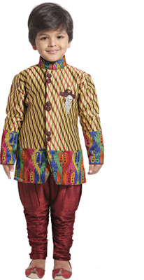 

Jeet Boys Kurta and Pyjama Set, Beige