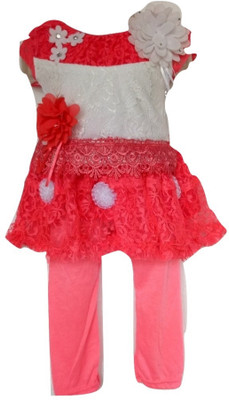

Kid n Kids Girls Kurti and Legging Set, Pink