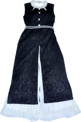 

Hey Baby Girls Kurta and Pallazo Set, Black