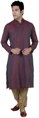 

Forum Men Kurta and Churidar Set, Purple