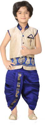 

Jeet Boys Kurta and Dhoti Pant Set, Blue