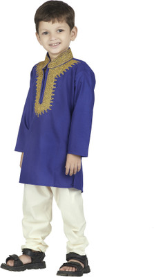 

BownBee Boys Kurta and Pyjama Set, Blue