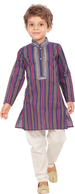 

Jeet Boys Kurta and Pyjama Set, Multicolour