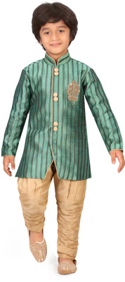 

Jeet Boys Kurta and Pyjama Set, Green
