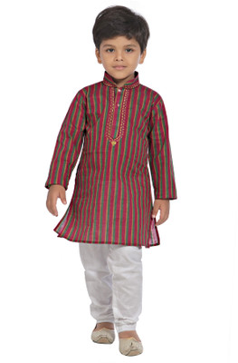 

Jeet Boys Kurta and Pyjama Set, Maroon