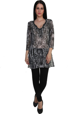 

Anekaant Women Kurti and Legging Set, Black