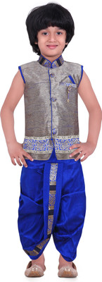 

Jeet Boys Kurta and Dhoti Pant Set, Blue