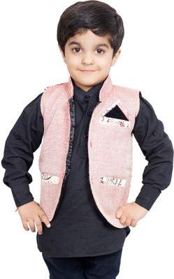 

Ice Blue Boys Shirt & Waistcoat Set, Black & red