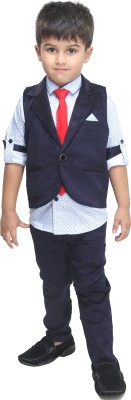 

Bad Boys Boys Shirt, Waistcoat and Pant Set, Blue