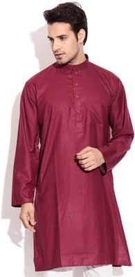 Royal Kurta Men Solid Straight Kurta(White) Royal Kurta Men Solid Straight Kurta(White)