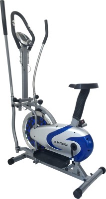 

Kobo Multi Orbitrac Elliptical Steel Wheel with Hand Pulse Upright Stationary Exercise Bike(Blue, Silver)