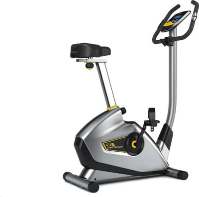 LifeSpan Home Upright Stationary Exercise Bike(Black, Yellow)