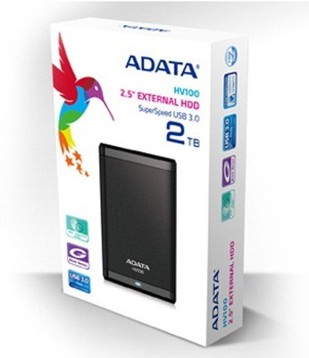 

ADATA 2 TB Wired External Hard Disk Drive(Black)