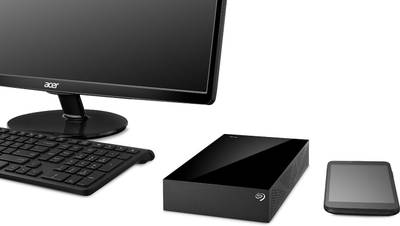Seagate 5 TB Wired External Hard Disk Drive with  200 GB  Cloud Storage