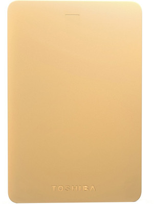 Toshiba Canvio Alumy 1 TB Wired External Hard Disk Drive(Gold) available at flipkart for Rs.3399