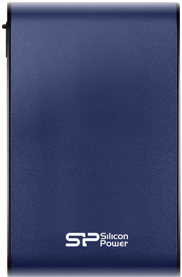 Silicon Power 2 TB External Hard Disk Drive (HDD) Upto 5Gb/s, USB 3.0,Metal Casing, Shockproof, Water-Resistant for Windows & Mac(Blue)