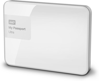 WD My Passport Ultra 1 TB Wired External Hard Disk Drive(White)
