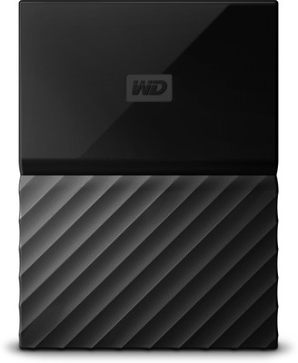 WD My Passport 1 TB Wired External Hard Disk Drive(Black) available at flipkart for Rs.3899