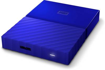 WD 1 TB Wired  External Hard Drive (Blue) 