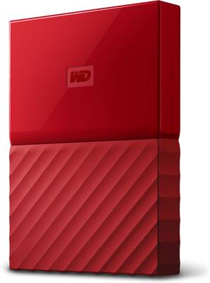 WD 2 TB Wired  External Hard Drive (Red) 