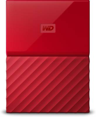 WD 2 TB Wired  External Hard Drive (Red) 