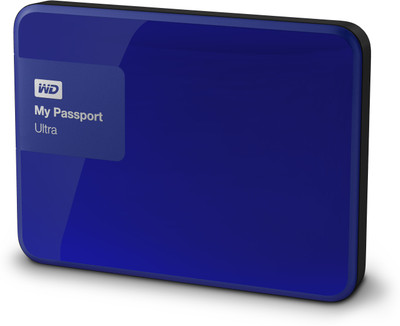 WD My Passport Ultra 1 TB Wired External Hard Disk Drive(Blue) available at flipkart for Rs.6449