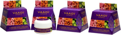 

Vaadi Herbals Under Eye Cream - Almond Oil & Cucumber Extract (30 gms x 4)(30 g)