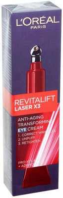 

L'Oreal Paris Revitalift Laser*3 Anti-Aging Transforming Eye Cream(15 ml)
