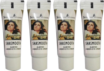 

Shahnaz Husain Shasmooth Plus Almond Under Eye Cream Pack of 4(40 g)