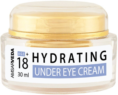 

Amsarveda Hydrating Under Eye Cream -100% natural with Almond Oil / Pure Sandalwood Oil / Aloe Vera extract(30 ml)