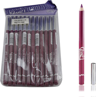 

Glam 21 PINK GLIMMERSTICKS FOR EYES & LIPS PACK OF 12PCS-PS 1.8 g(PINK-PS1)