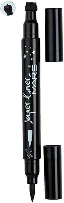 Mars Super Eyeliner Black Double Eye Makeup Pen (Eyeliner+at Modified) 2.5 g(MK52222)