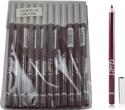 

Glam 21 PINK GLIMMERSTICKS FOR EYES & LIPS PACK OF 12PCS-GU 1.8 g(PINK-GU1)
