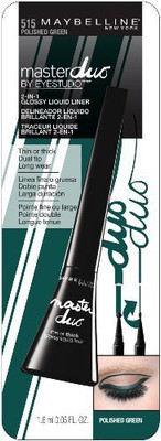 

Maybelline New York Eye Studio Master Duo Glossy Liquid Liner 1.47 ml(Polished Green)