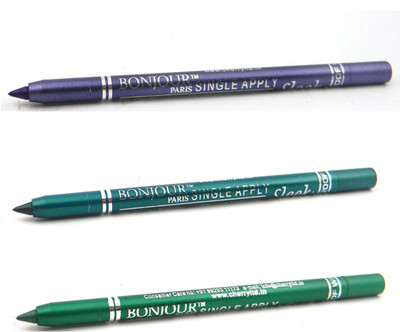 

Bonjour Paris Single Apply 1507201612 Cool Purple-Glazed Green-Pure Green Kajal(Cool Purple, Glazed Green, Pure Green, 3.6 g)