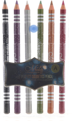 

Me Now Pack of Cosmetic Eye and Lip Pencils 6 g(Multi color)