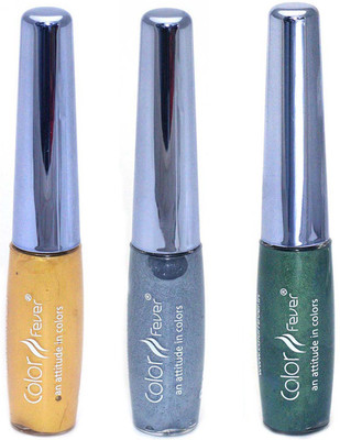 

Color Fever Long Lasting Water Proof Eye Liner 18 ml(Gold 01, Silver 01, Green 01)