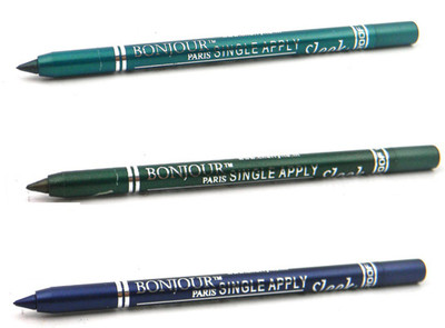 

Bonjour Paris Single Apply 1507201630 Glazed Green-Leaf Green-Party Blue Kajal(Glazed Green, Leaf Green, Party Blue, 3.6 g)