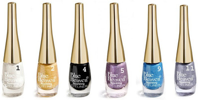 

Blue Heaven 6 Sparkeling Eyeliner(01, 02, 04, 05, 09, 11) 30 ml(Multicolor)