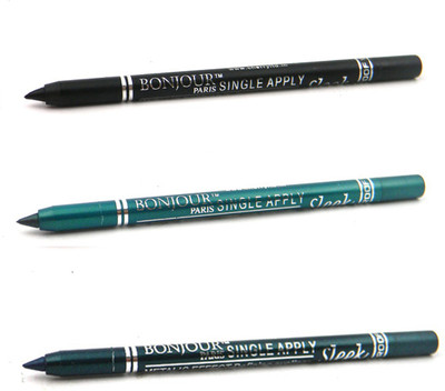 

Bonjour Paris Single Apply 1507201601 Black-Glazed Green-Green Kajal(Black, Glazed Green, Green, 3.6 g)