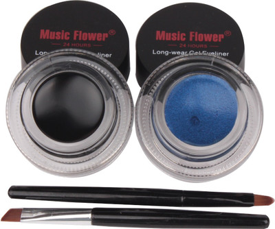 

Music Flower SMUDGE PROOF 3 g(BLACK, blue)