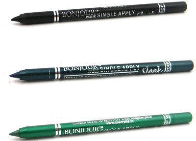 

Bonjour Paris Single Apply 1507201605 Black-Green-Pure Green Kajal(Black, Green, Pure Green)